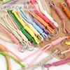 Estilo Coreano Personalidad Ins Popular en Internet Color Lanyard Colgante Corto Colgante Bolsa Bolsa de Cuerda Corta Llavero Colgante de Bolsa