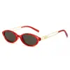 Gafas de Sol Populares Estilo Ins Moda Europea y Americana Marco Pequeño Ovalado Retro Trendy Modelo Nuevo 2025 Unisex