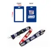 Futebol americano time clube rugby NFL cartão de identificação cartão para pendurar trabalho de exposição crachá porta-cartões cordão