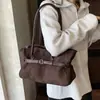 Bolso tote de lujo ligero de alta gama, nicho, para mujer, nuevo otoño 2026, vintage, versátil, de gran capacidad, bandolera
