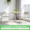 En Stock Silla de Cuerda Simple Estilo Campestre para Exteriores Impermeable y Resistente al Sol para Patio y Jardín Juego de Mesa y Sillas de Cuerda de Aleación de Aluminio