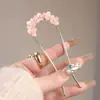 Horquilla China en Forma de U Súper de Hada, Nueva Horquilla Doble de Perlas en Forma de U Estilo Chino, Accesorio para el Cabello Hanfu Estilo Antiguo, Horquilla Simple y de Alta Gama para Mujeres