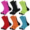 Calcetines de Ciclismo a Rayas para Hombres y Mujeres, Nuevos Calcetines Deportivos y de Ocio, Calcetines de Fútbol, Calcetines de Baloncesto, Calcetines para Correr
