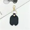 Capa protetora de couro para chave de carro, capa de chave com padrão de lichia, chaveiro anti-perda, pingente de bolsa, acessório de armazenamento para casa