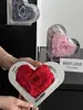 Presente de Dia dos Namorados Espelho Formato de Coração Rosa Preservada que Faz o Coração Bater mais Forte Caixa de Presente para Namorada Melhor Amiga Aniversário