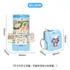 Livro dobrável Criativo 3D Tridimensional da Grande Muralha Pingente da Praça Tiananmen de Pequim Livro Explosivo Mini Taishan com Chaveiro