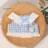 Ropa para muñeca de 10 cm, camiseta de manga corta, chaleco para muñeca, colección de atuendos para muñeca Labubu de 17 cm