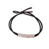 Cuerda para el pelo de pedrería estilo coreano Anillo para el pelo de celebridad cibernética Banda elástica simple y elegante para coleta Anillo para el pelo de cristal Accesorios para el pelo de chica a la moda