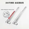 Cerradura de Barra de Empuje de Acero Inoxidable Tipo Empuje Plano para Puerta Cortafuegos, Cerradura de Escape de Incendios, Cerradura de Seguridad para Puerta, Versión con Alarma