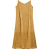 Vestido Camisola para Mujer, Ropa Interior y Exterior, Nuevo para Primavera 2025, Vestido Base de Satén de Ácido Acético, Largo por Encima de la Rodilla, Longitud Media