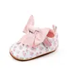 Sapatos de Primavera e Verão para Bebês de 0 a 1 Ano, Sapatos de Bebê Respiráveis Antiderrapantes, Sapatos Infantis Pequenos Estilo Floral Pastoral