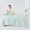 Colcha de Seda Fresca de Verano Transfronteriza Clase A Individual y Doble Lavable a Máquina Colcha para Aire Acondicionado Regalo Colcha Delgada Fabricante Venta al por Mayor