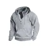 Jaqueta masculina europeia e americana mais vendida em vendas transfronteiriças, moletom casual folgado espessado para outono e inverno, pode ser personalizado com estampas