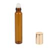 Atacado de fábrica frasco de vidro cosmético frasco de vidro de amostra frasco de perfume marrom com roll-on processamento personalizado