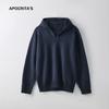 Roupas Femininas Apo Tricô Transfronteiriço Feminino Outono e Inverno Estilo Coreano Estilo Preguiçoso Solto Casual Gola V Com Capuz Manga Longa Tricô