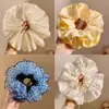 Scrunchie de Renda de Alto Valor Estilo Coreano para Mulheres, Acessório de Cabelo de Luxo com Alta Elasticidade e Elástico Durável