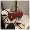 2025 Nova Bolsa Feminina Moda Estilo Coreano Corrente de Ombro Bolsa Transversal Estereótipo Teclas de Piano Pequena Bolsa Quadrada Bolsa Feminina de Comércio Exterior