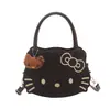 Bolso Bandolera de Gato Lindo de Dibujos Animados para Mujer, Diseño de Nicho, Bolso de Mano de Moda y Texturizado, Bolso Pequeño Exquisito y Versátil