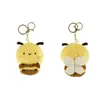 Nuevo Colgante de Abejita Súper Lindo y Adorable Estilo Ins Muñeco de Peluche Gordito Llavero de Abeja Decoración para Bolso