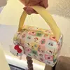 Bolsa de Maquillaje Estilo Nuevo de Gatito de Dibujos Animados Gran Capacidad Portátil de Viaje Almacenamiento Neceser Tridimensional Linda Bolso de Mano