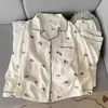 Pijama KT Cat Directo de Fábrica para Mujer Primavera Otoño Algodón Nube Manga Larga 2026 Nuevo Súper Caliente Lindo Conjunto de Ropa para el Hogar