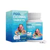 Pastilhas de Limpeza para Piscina para Limpeza Diária de Limo e Manchas, Reduzindo o Odor, Dissolvendo Facilmente na Piscina e Melhorando a Qualidade da Água para Torná-la Limpa e Clara