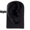 Modelo de oreja simulada transfronterizo, modelo de oreja humana de silicona suave, accesorio para la oreja, pantalla y herramienta de práctica para perforaciones de oreja