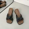 Sandalias Cuadradas de Lunares Estilo Francés con Suela Gruesa para Mujer, Nuevo Modelo Verano 2026, Zapatos de Playa con Tiras Cruzadas y Sandalias de una Sola Tira