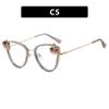 Gafas Lisas Kedun Triangulares Ojo de Gato Tachonadas con Diamantes 2025 Nuevos Armazones de Lujo Anti Luz Azul Gafas Personalizadas Retro con Perlas