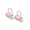 Pendientes de Perla Doble Uso en Forma de Corazón para Mujer 2026 Nuevo Estilo Pendientes de Alta Gama de Moda Exquisitos Versátiles Elegantes