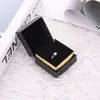 Caja de Regalo Punto Creativo Joyería Caja de Joyas Anillo Colgante Pendientes Caja de Almacenamiento Logo Imprimible Caja de Joyas abatible