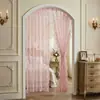 Suministro directo de fábrica de Amazon transfronterizo de cortinas visillo de encaje estilo pastoral francés para salas de estar, dormitorios, balcones y ventanales, ofreciendo tratamiento semi-opaco para ventanas