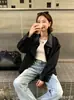 Gabardina corta super elegante de estilo coreano con bloques de color de estilo británico para mujer, nueva moda de otoño 2026 para mujeres petite