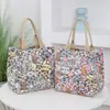 Bolso de Mano de Lona Estilo Dibujo Animado de Moda para el Trabajo, Bolsa para el Almuerzo, Bolsa para Lonchera, Bolso para Mamá para el Trayecto al Trabajo
