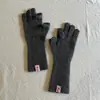 Diseño Estilo Coreano con Guantes de Punto de Lana de Color Sólido para Mujer Otoño e Invierno Cálidos a Prueba de Frío Lindo Dedos Pulgar Flip Hand