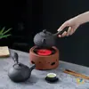Tetera para Preparar Té para Uso Doméstico, Tetera de Parrilla de Carbono de Gran Capacidad, Estufa Eléctrica de Cerámica, Tetera de Cerámica, Tetera para Hervir Agua al Aire Libre