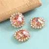 Yiwu venta al por mayor garra de soldadura de borde de satélite taladro hebilla de cristal taladro cosido a mano de vidrio diy ropa accesorios de boda