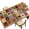 Mantel de Mesa de Dibujos Animados Impermeable a Prueba de Aceite Lavable Resistente al Calor Mantel Modelo Nuevo 2026 Lujo Ligero Gama Alta Mantel Protector para Mesa de Café