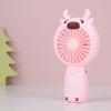 Lindo Abanico Portátil Mini de Mano de Verano Recargable por USB Color Macaron de Dibujos Animados