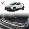 Adecuado para Toyota 24 Chr Versión Europea Parachoques Trasero Modificado Protector Antirrayaduras de Acero Inoxidable Integrado Tira Decorativa