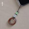 Jade blanco natural raíz de Bodhi león Xingshi proverbio de seis palabras placa pulsera de juego para hombre y mujer pulsera decorativa de cuentas de Buda suaves para enrollar en el dedo