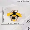 Broche de Pérola Abelha Inseto Diamante Sentido de Alto Padrão Pins de Nicho Corsage de Strass Feminino Acessórios de Vestuário de Alto Padrão