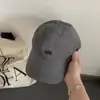 Gorra de Algodón Puro Personalizada con Letra A de Alta Calidad con Bordado Original, Gorra de Béisbol para Hombres y Mujeres, Gorra de Pico Ancho Estilo Coreano para Primavera y Verano