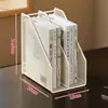 Suporte de Arquivo Multifuncional de Metal Suporte de Armazenamento de Mesa A4 Arquivo de Dados Estante de Livros Estrutura de Classificação de Arquivos Vertical para Desktop