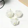 Flor Simulada 6cm Cabeça de Rosa Enrolada Decoração de Mesa de Sobremesa de Casamento Casa Adereços de Cenário de Casamento Fotografia