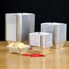 Caja de embalaje desechable de cartón de hojalata especial para barbacoa de grado alimenticio papel de aluminio lonchera para llevar embalaje comercial al por mayor