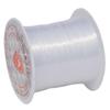 Hilo de pesca con cuentas DIY material para accesorios de joyería hechos a mano cuerda semiterminada de cristal plomo transparente