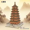 Puzzle de Madera 3D de Gran Venta Modelo de Edificio Antiguo Juguete Educativo de Ensamblaje Manual Adorno para Puestos Callejeros