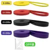 Bandas de Resistencia de Látex y TPE Transfronterizas para Ejercicio y Fitness, Bandas Elásticas para Yoga, Dominadas y Asistencia para Levantar Cadera