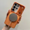 Funda magnética mate para teléfono adecuada para Samsung S26Ultra Que se transforma instantáneamente en una cubierta protectora anti-caídas de alta gama tipo piel S25
